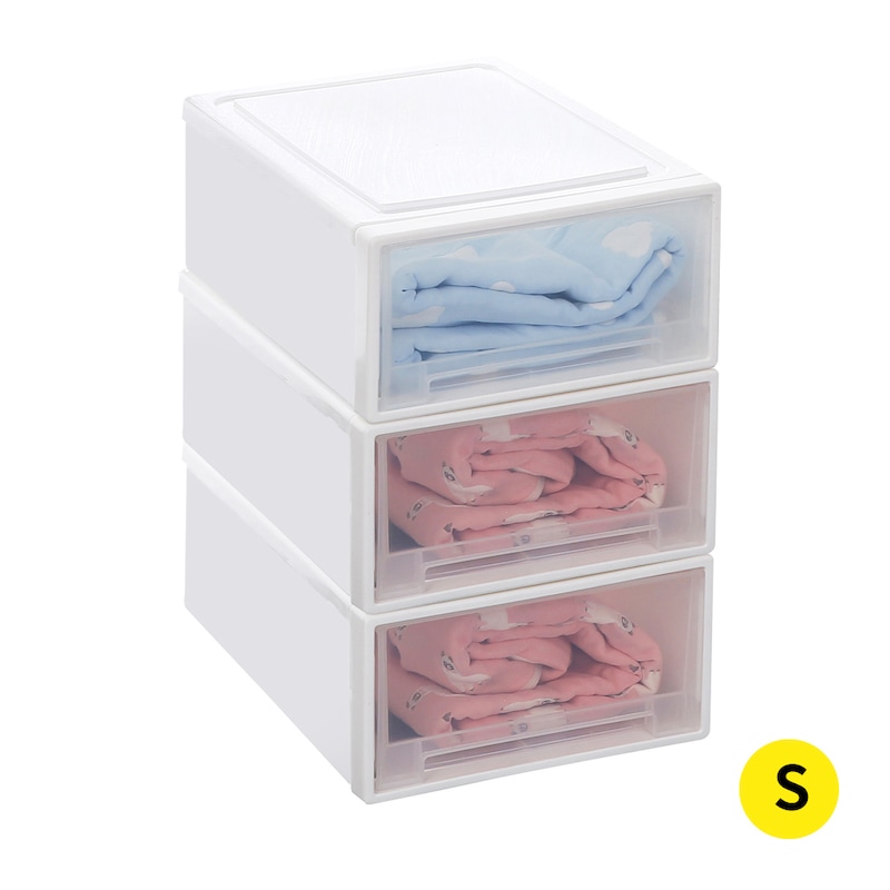 Buy Storage Drawers Clothes Organiser Box Large Plastic Stackable ...