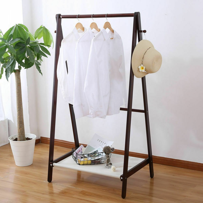 Buy Levede Clothes Stand Garment Coat Rack Dryer Free Standing Wooden