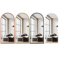 Yezi 180X80CM Full Length Mirrors Arch Floor Dressing Standing Mirror Makeup