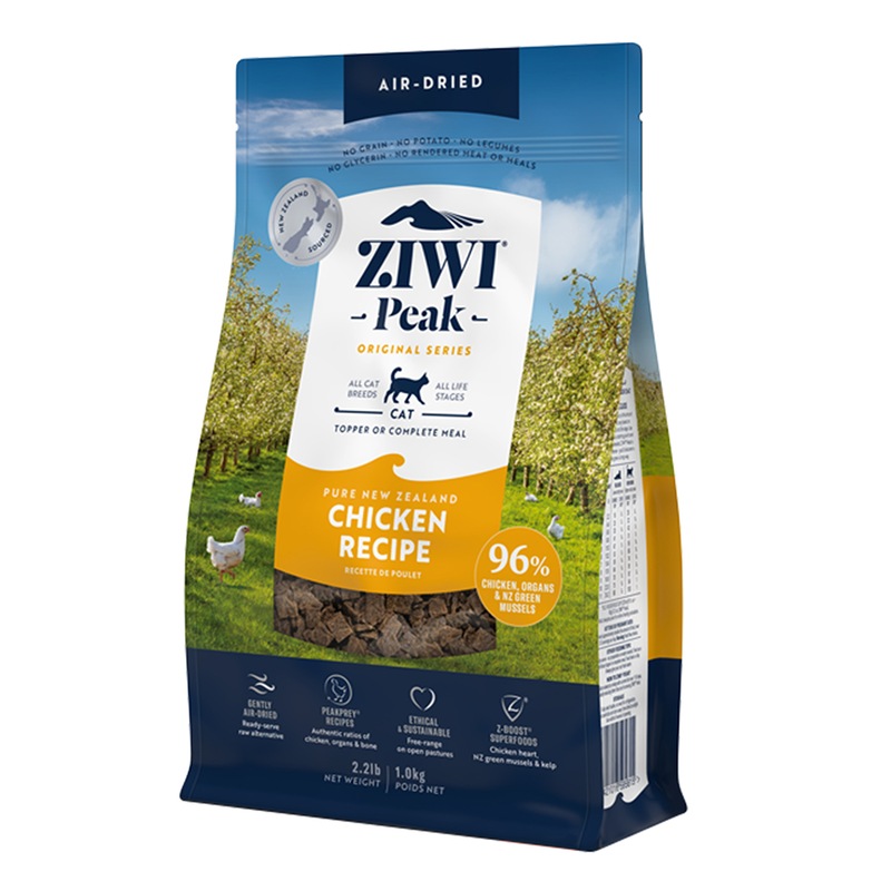 Buy ZIWI Peak Air Dried Cat Food 1kg Chicken MyDeal