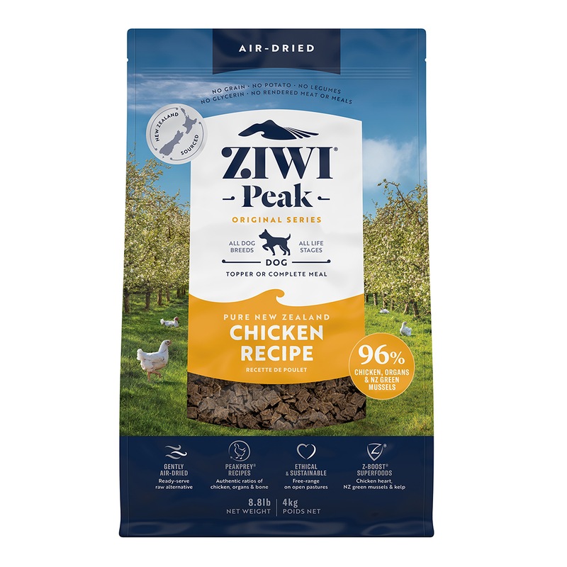 Buy ZIWI Peak Air Dried Dog Food 4kg Chicken MyDeal