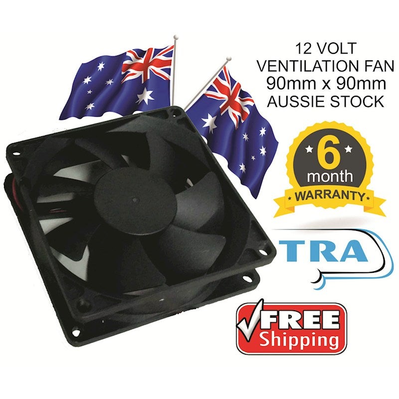 90mm 12 Volt Brushless Dc Cooling Ventilation Fan
