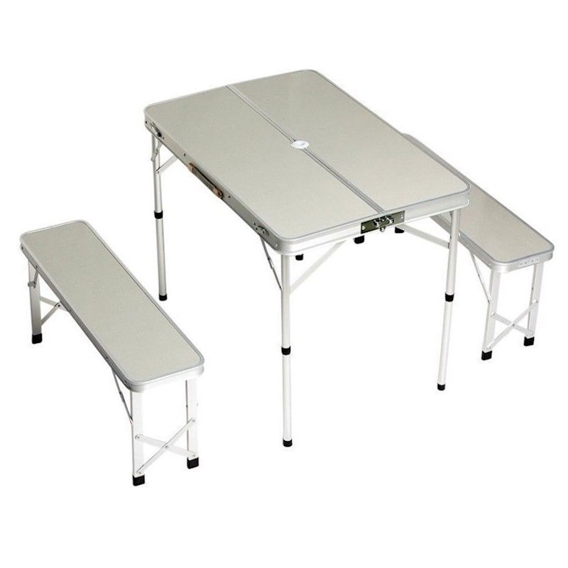 Camping table deals with bench seats