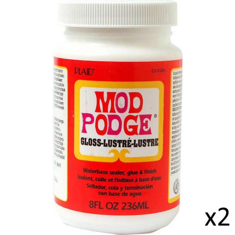 2x Mod Podge Art Craft Sealer w/ Gloss Finish 236ml