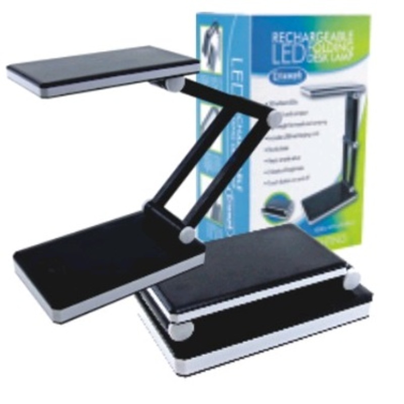 Buy Triumph Rechargeable LED Folding Desk Lamp in Black MyDeal