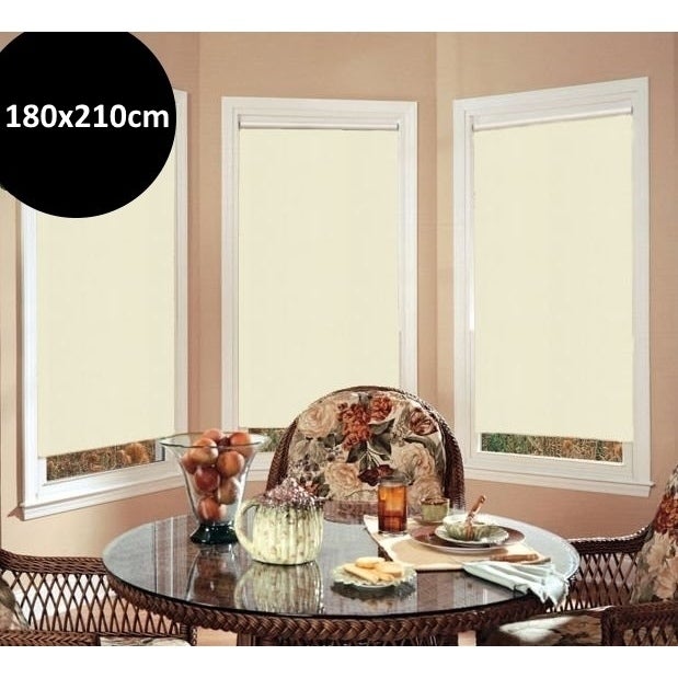 Polyester Window Blockout Roller Blinds 180x210cm