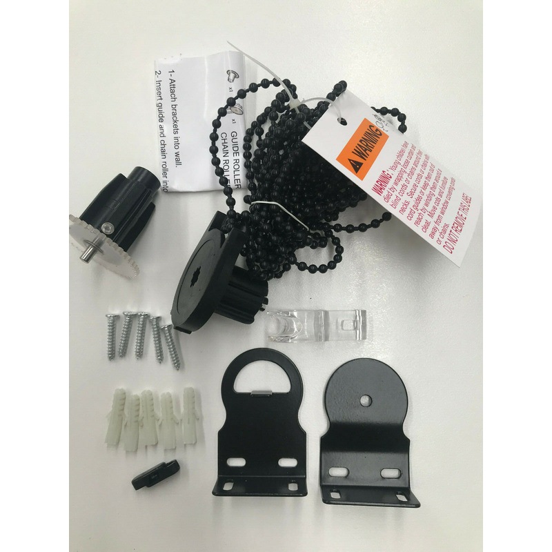 Buy (BLACK) Roller Blind Fitting Repair Kit -- Compatible with 28 mm round tube - MyDeal