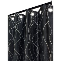 Eyelet BLACKOUT Curtain + Track Package 90-240cm (W) x 221cm(D)-7