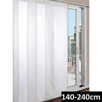 Light Filtering Extendable Panel Glide Blinds 240cm