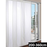 Light Filtering Extendable Panel Glide Blinds 360cm