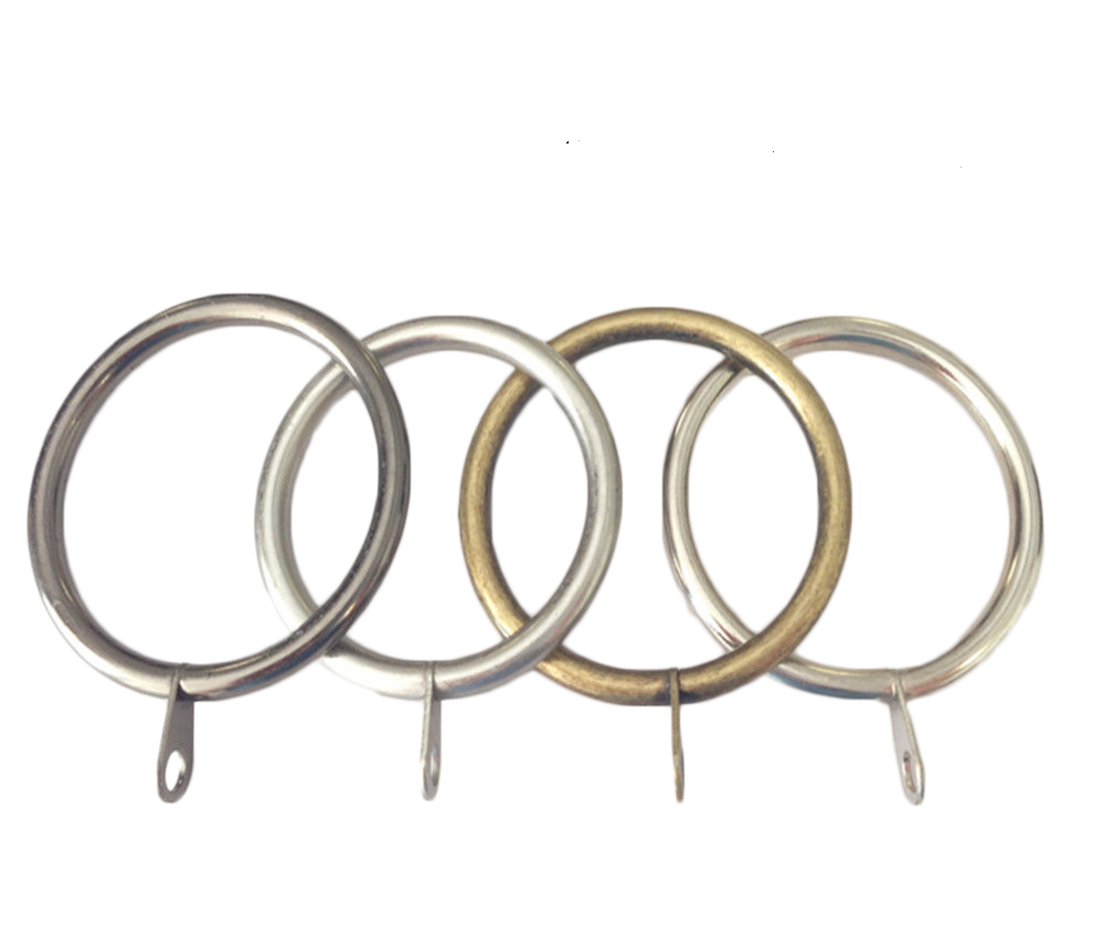 Metal curtain rings - sizes 42 mm rings (20/pack) for sizes 28 mm rods
