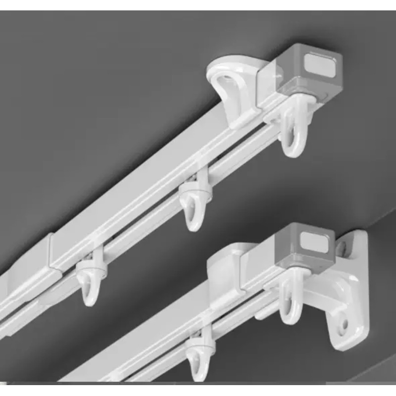 Buy PREMIUM QUALITY Extendable Curtain Track 85cm 420cm (4 Sizes) MyDeal