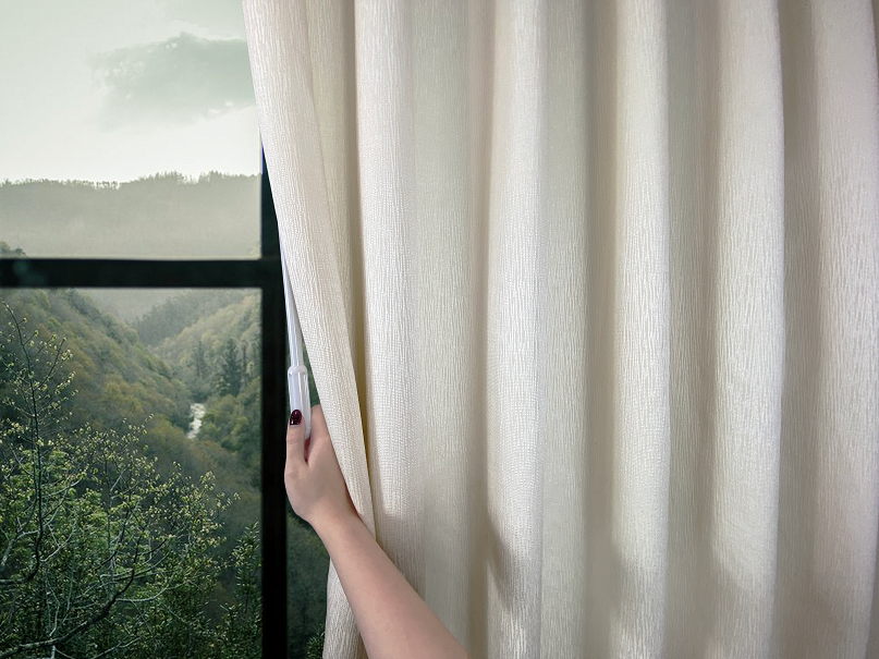 Buy S wave fold light filtering curtains with track 240cm wide ...