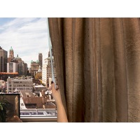 S wave fold sheer curtains with track -- Complete Package