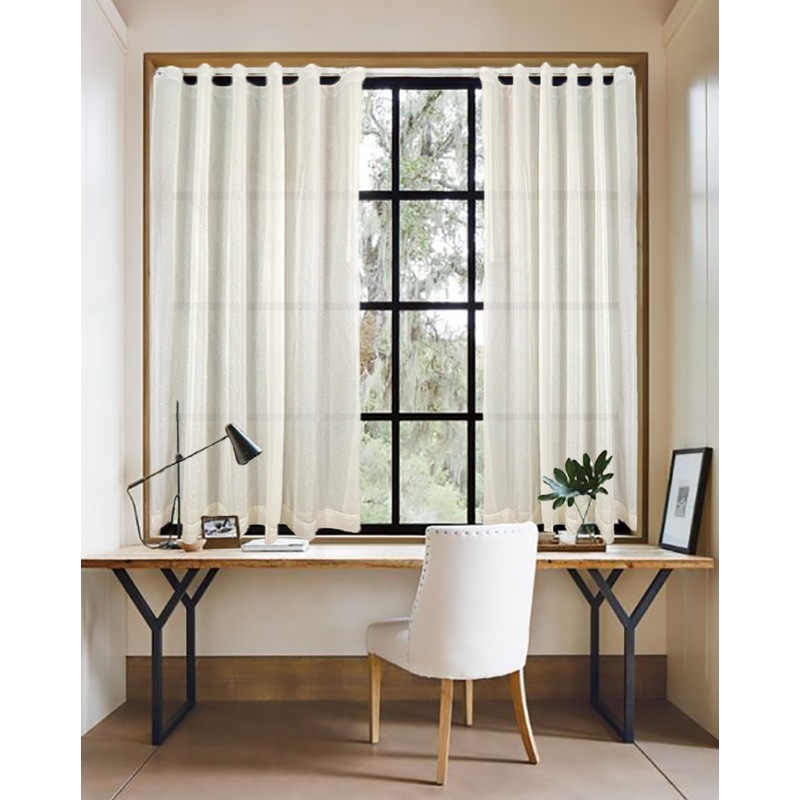 Buy S wave fold sheer curtains with track Complete Package MyDeal