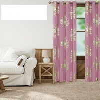 Single Panel Eyelet BLACKOUT Curtain with pattern 140~300 cm (W) x 221 cm (D)