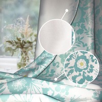 Single Panel Eyelet BLOCKOUT Curtain with pattern 140~300 cm (W) x 221 cm (D)