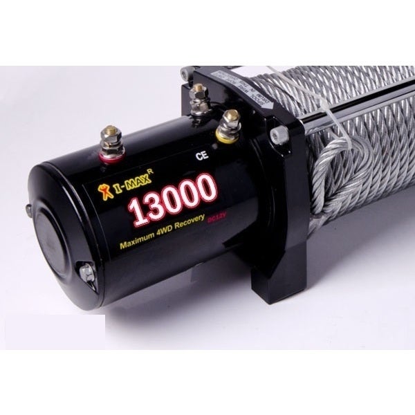 Steel Cable Wireless Electric Winch 13000LBS 12V
