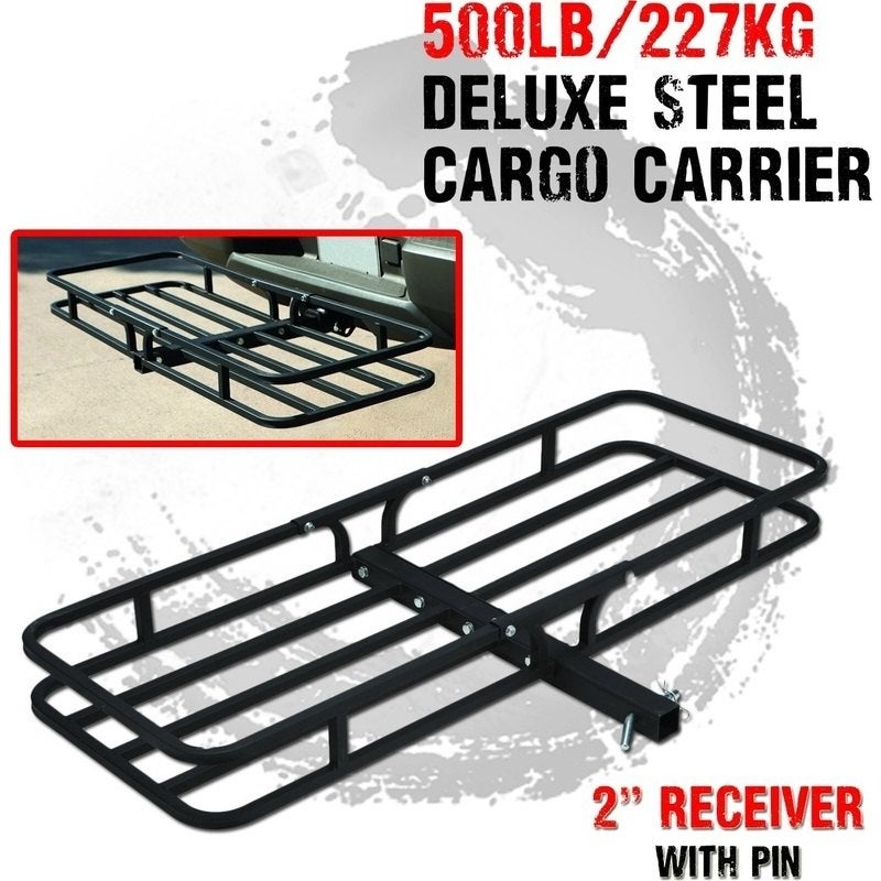 I-Max Steel Tow Bar Cargo Carrier Rack 227kg