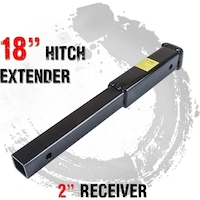 Tow Bar Hitch Extender 18in for 2in Reciever