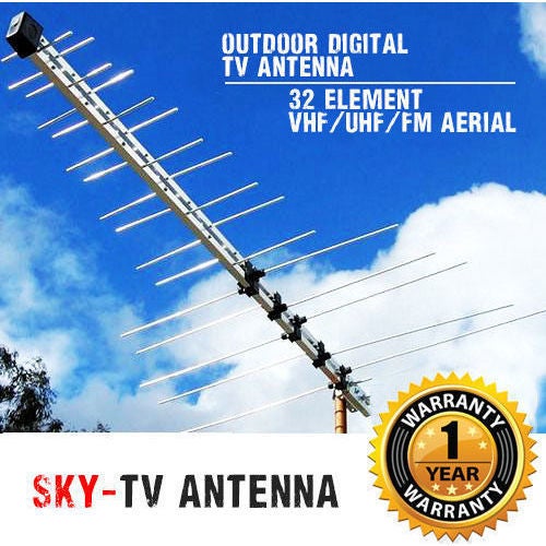 32 Element Outdoor Digital TV Antenna Aerial
