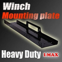 I-Max Universal Winch Mounting Plate in Black
