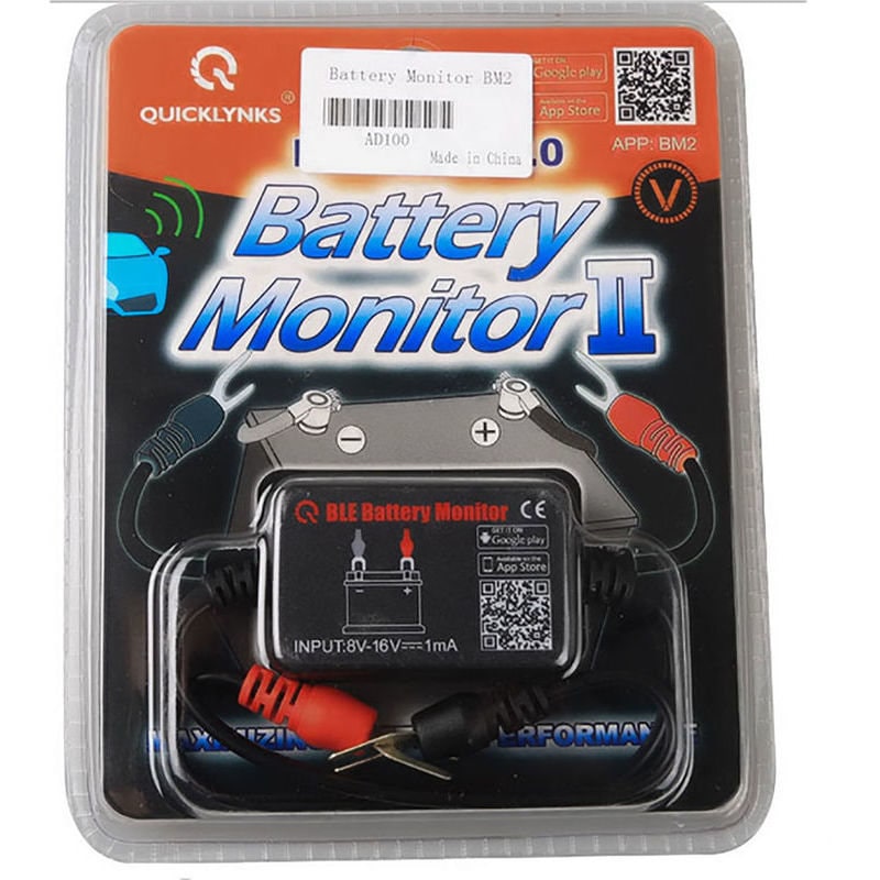 Buy Vehicle Battery Monitor w/ Bluetooth & Alarm 12V - MyDeal