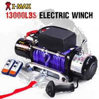 I-Max 12V 13000LBS/5897KGS Wireless Synthetic Purple Rope Electric Winch 4WD ATV BOAT TRUCK