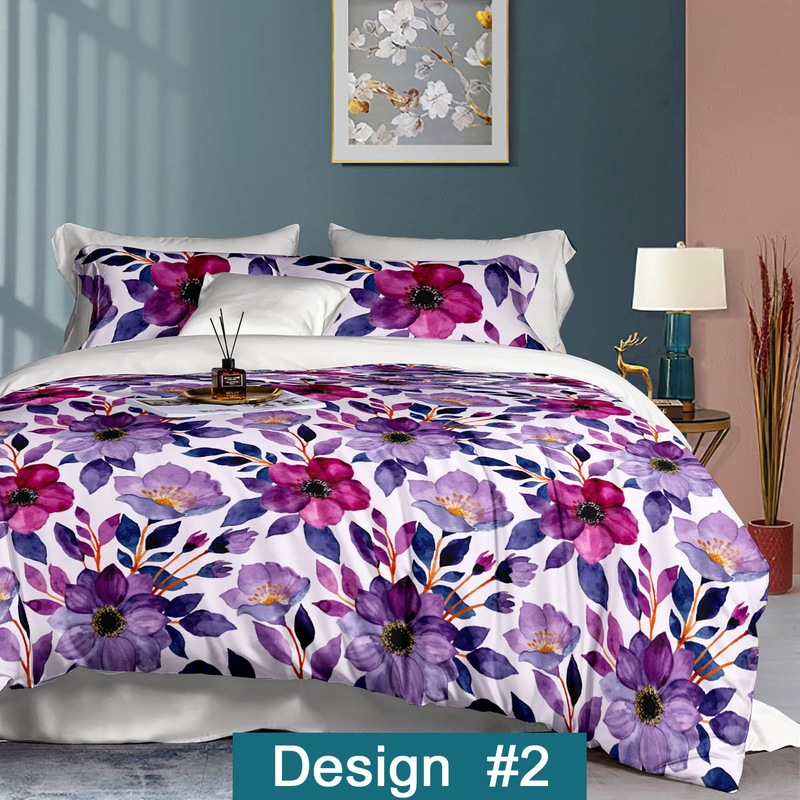 Buy Luxton Botanical Floral Quilt Cover Abstract Doona Cover Set ...