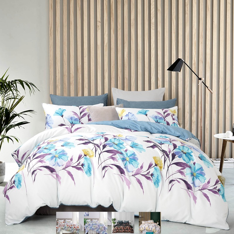 Buy Botanical Floral Quilt Cover Set Multiple colors and designs