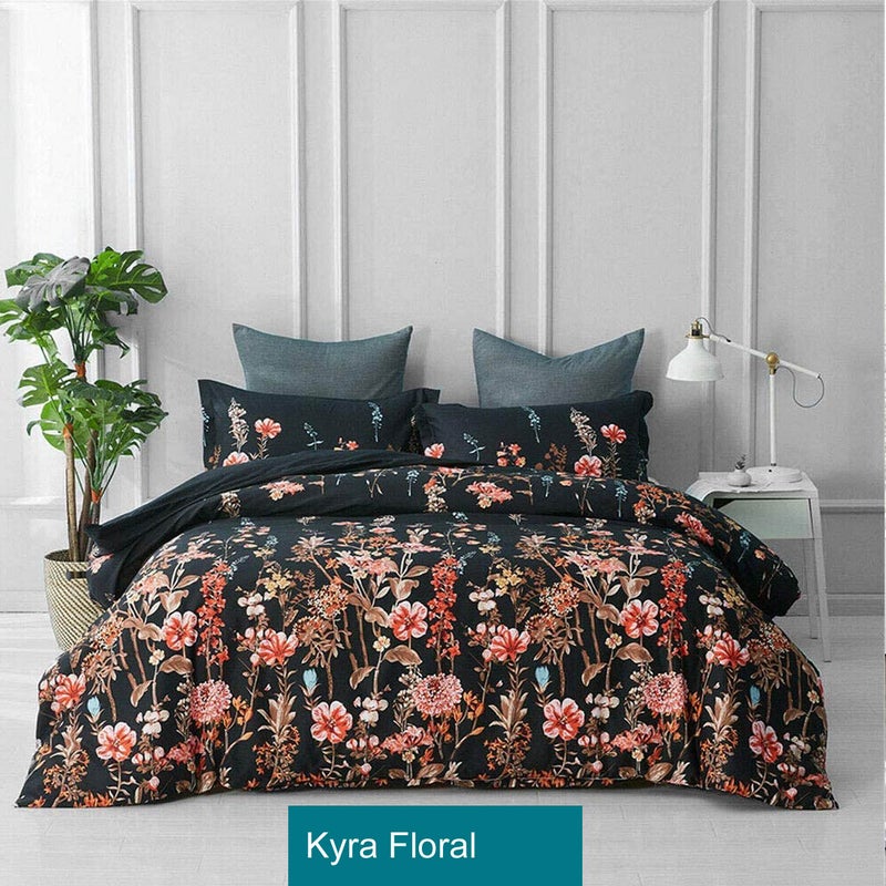 Buy Botanical Floral Quilt Cover Set Multiple colors and designs ...