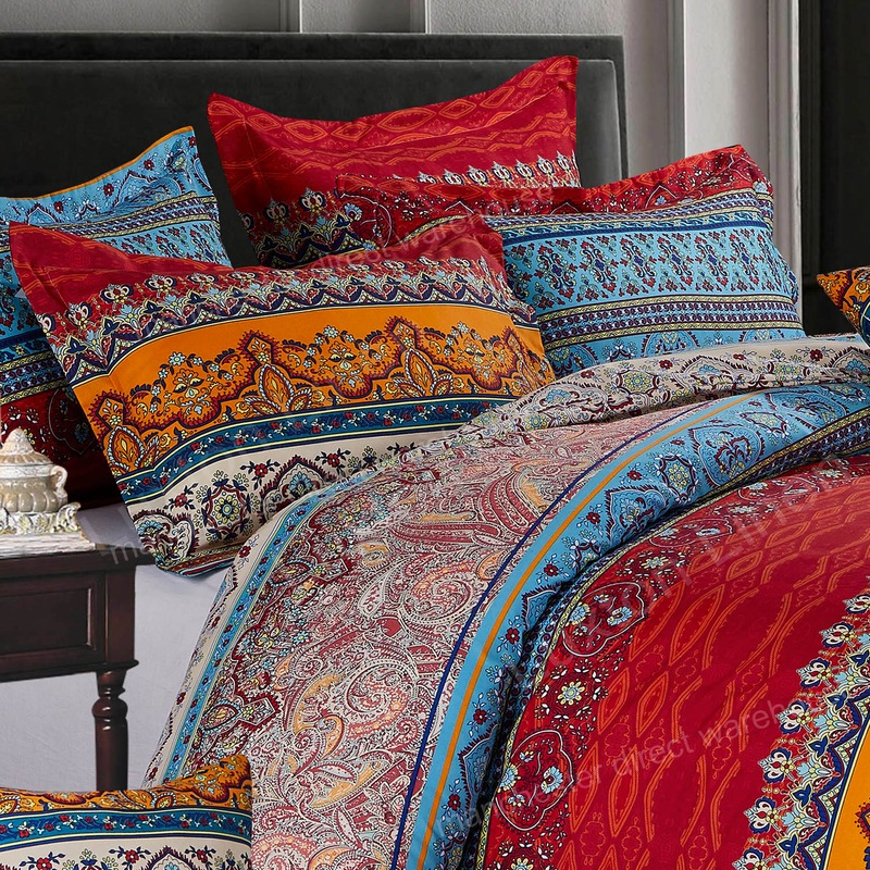 Buy Luxton Bohemian Striped Mandala Quilt Cover Set multiple options
