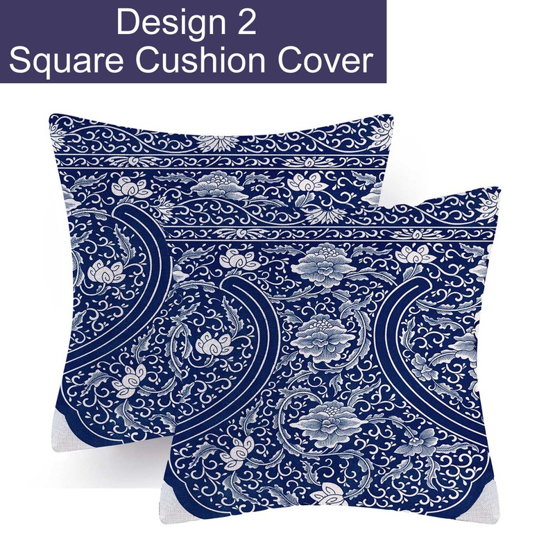 Buy Luxton Navy Blue Hamptons Cushion Covers Decorative Oblong / Square