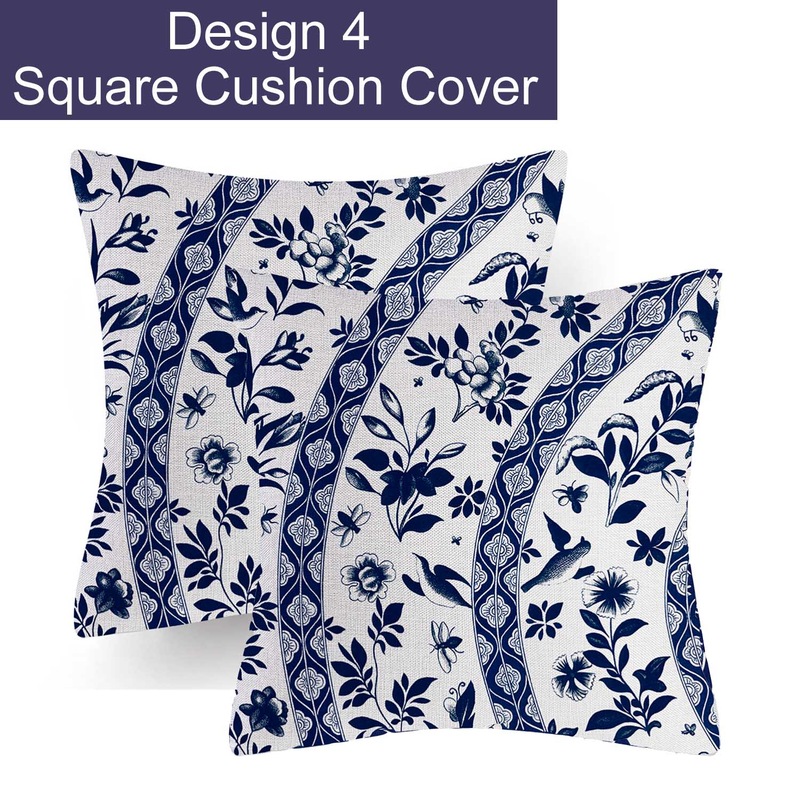 Buy Luxton Navy Blue Hamptons Cushion Covers Decorative Oblong / Square