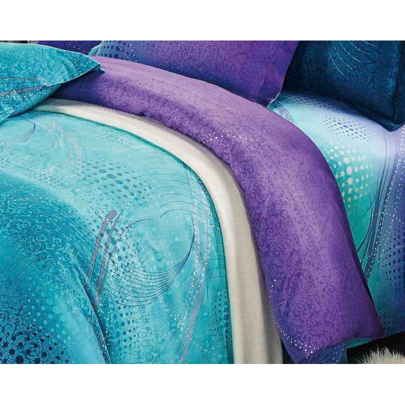 Buy Luxton curve Turquoise Aqua Quilt Cover Set ( Super King / Single