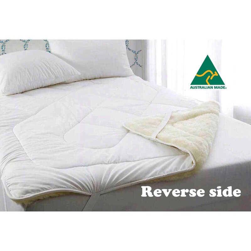 Buy Made in Australia Wool Mattress Topper / Underquilt (Single/King