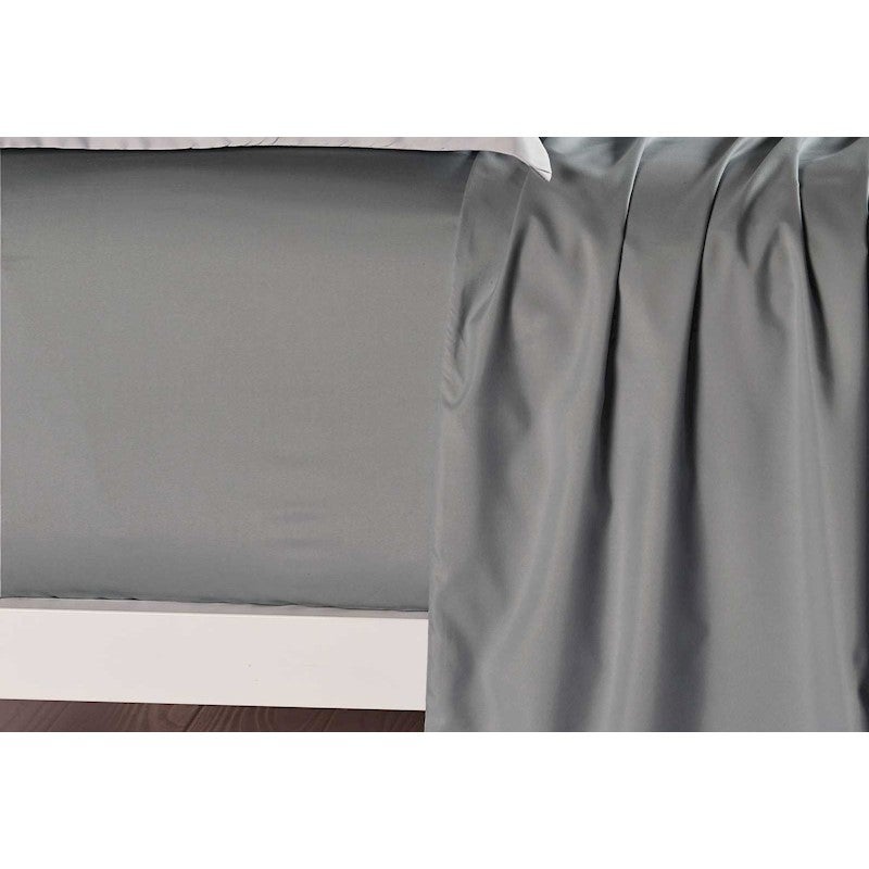 Plain Slate Color Fitted Sheet (Single / Queen / King Options)