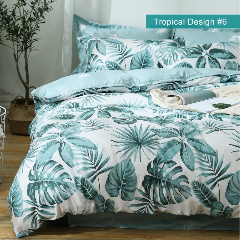 Tropical Quilt Cover Set Multiple Designs Choice ( Single / Double
