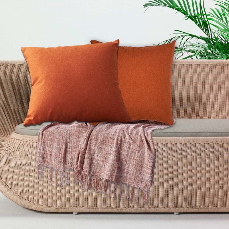 Buy Water Resistant Cushion Covers for Outdoor Indoor Decoration (Multiple Colors, 2pcs/4pcs