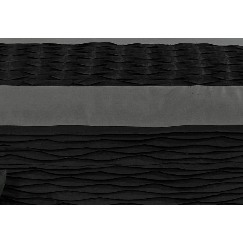 Buy Weave Pintuck Luxton Black Grey Quilt Cover Set /optionals ( Queen / King / Super King