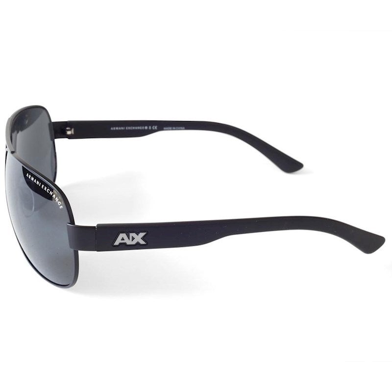 Armani Exchange AX2012S 606387 Black Aviator Gray Non-Polarized Men's  Sunglasses | eBay