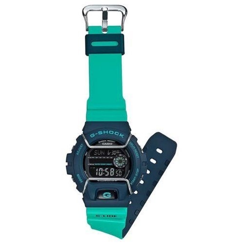 Casio G-Shock GLS-6900-2A Navy Blue \u0026 Green Men's Digital Sports Watch -  MyDeal