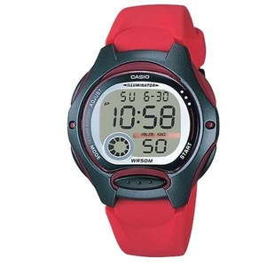 Casio Lw-200-4Av Black And Red Women's Digital Sports Watch