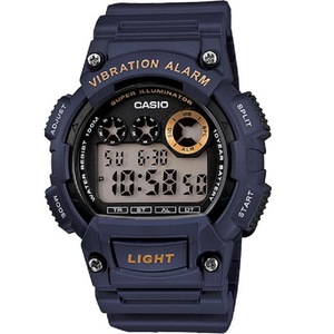 Casio W-735H-2Av Mens Super Illuminator Blue Digital Watch