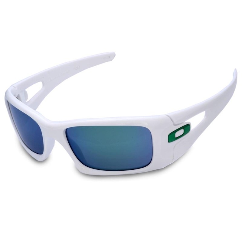 Buy Oakley Crankcase OO916503 Polished White/Jade Iridium Sunglasses