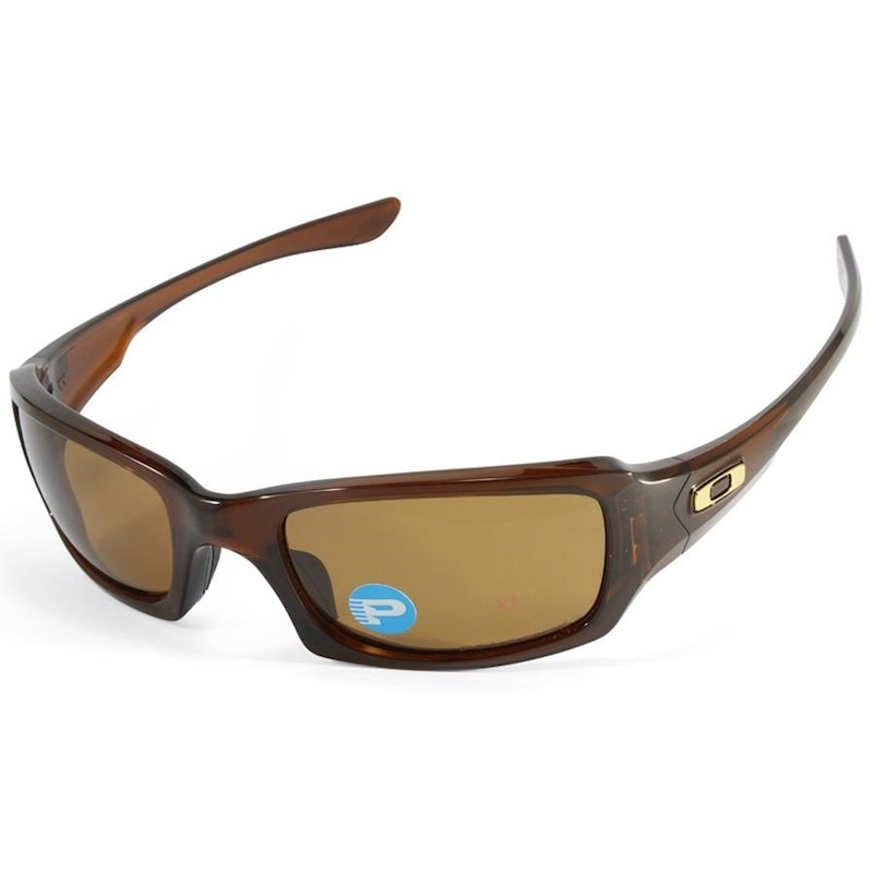 Buy Oakley Fives Squared OO9238-08 Polished Rootbeer/Bronze Polarised  Sunglasses - MyDeal