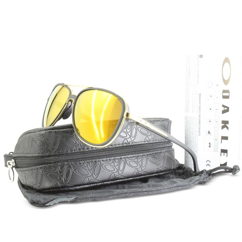 Buy Oakley Split Time OO4129-03 24K Matte Black-Gold/24K Iridium Women's  Sunglasses - MyDeal