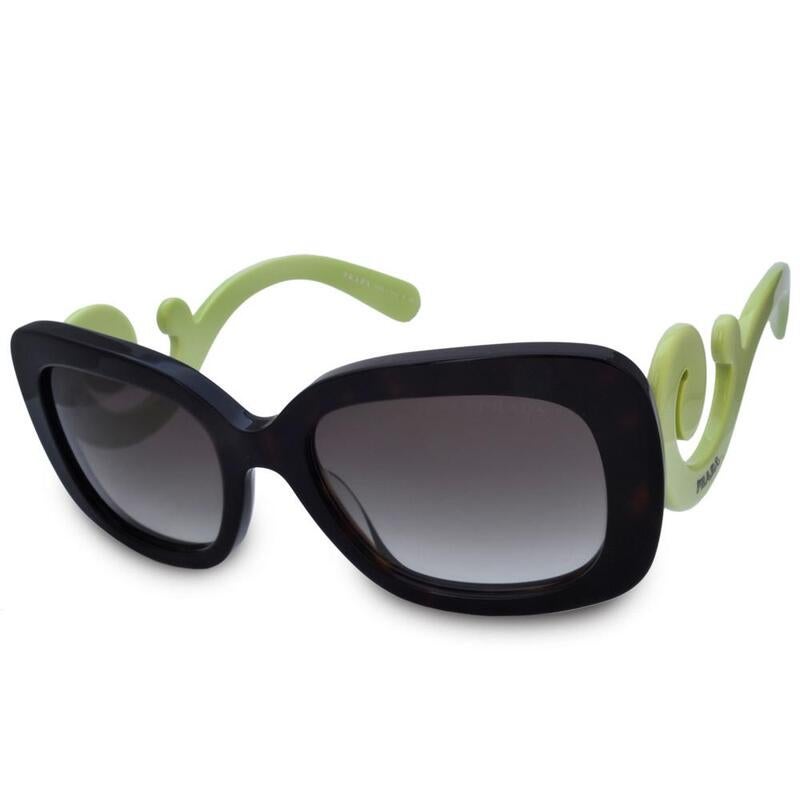 prada sunglasses green arms