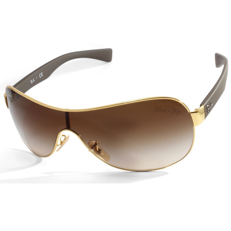 Buy RayBan RB3471 001/13 Youngster GoldBrown/Brown Gradient Shield
