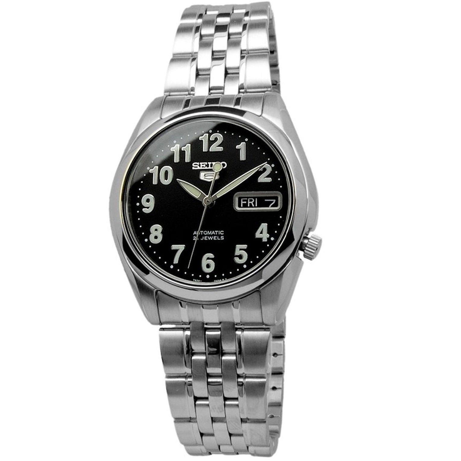 4900969894145 UPC Seiko - SNK381K1 - Montre Homme - Automatique - Bracelet  Argent - Cadran Noir